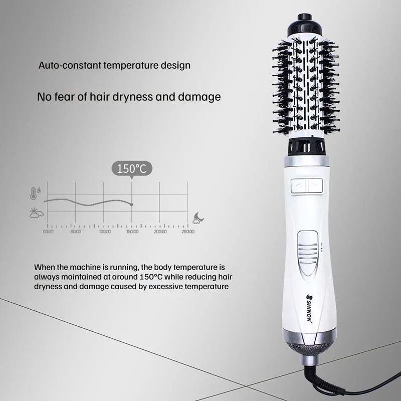 New Fully Automatic LED Tourmaline Hair Curler High-power Hot-and-cold Electric Curling Comb In-stock Wholesale Home Use