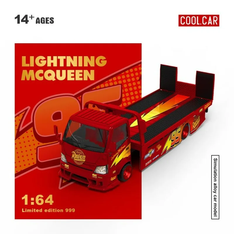 Lightning McQueen Paint Job, Beetle H300 CC 1:64 Collector's Figurine, Realistic Alloy Car Model.