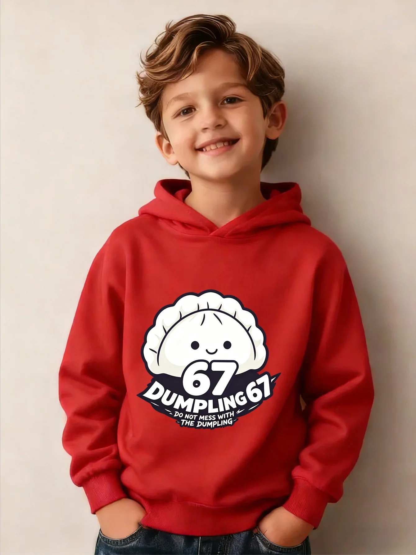 Children's Fleece-Lined Warm Autumn/Winter Sweatshirt – Cute 