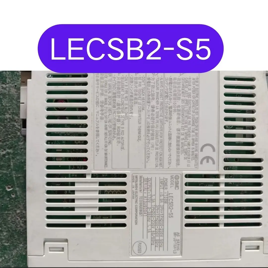 Used LECSB2-S5 servo driver 100W Test OK Fast Shipping