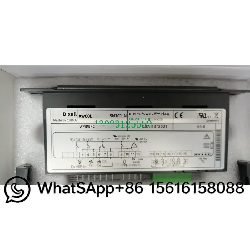 Pixie Thermostat XW60L-5N1C1 with Transparent Top Cover and Side Buckles