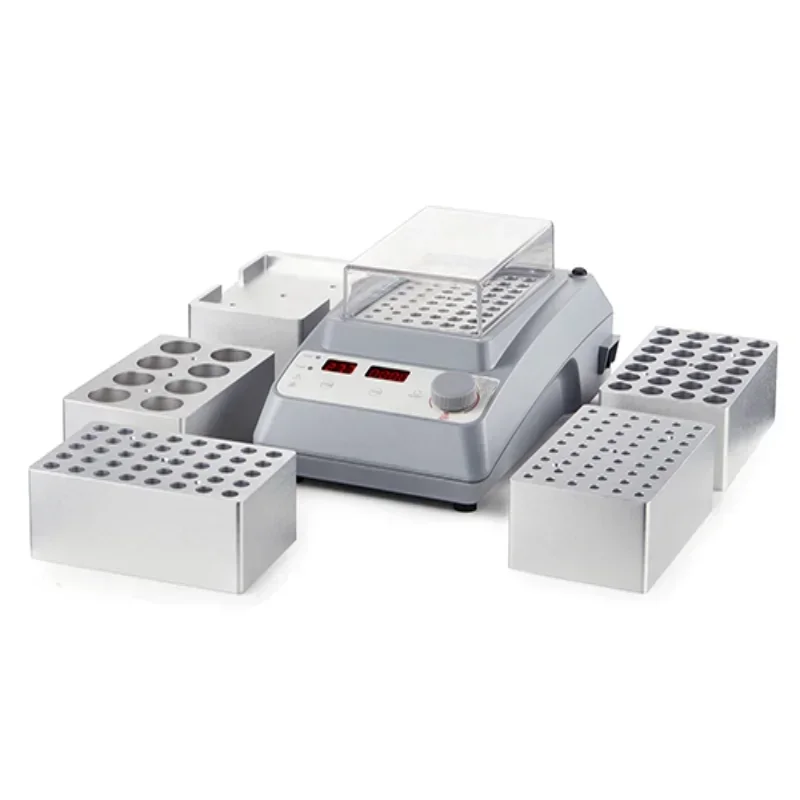 HB120-S Lab Mini Dry Bath Incubator Heating Block Thermostatic for 0.2ml 0.5ml 1.5ml 2ml 15ml 50ml Sample Sizes Scientific Resea