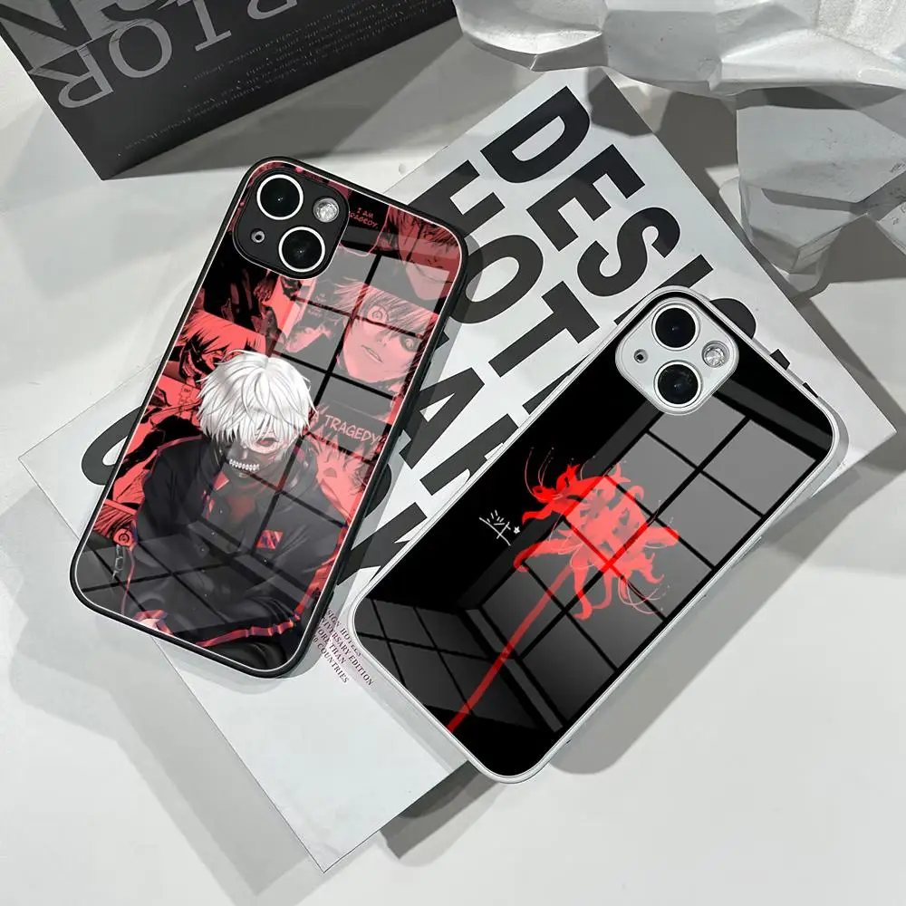 

Tokyo Ghoul Kaneki Ken Phone Case Tempered Glass For IPhone 16 15 Pro Max 14 13 12 Mini Plus Samsung S24 S23 Ultra phone case