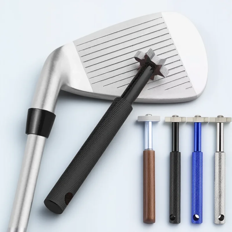 

High Quality Portable Golf Groove Cleaner Tool 6 Blade Slotting Tools Face Cleaner for V U Square Ball