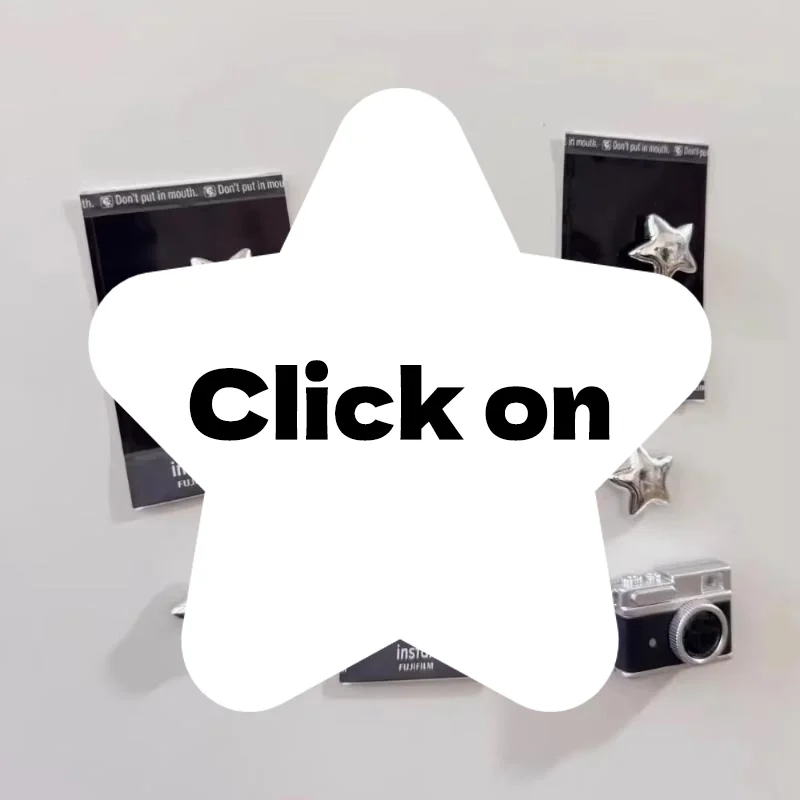5/10Pcs Star Fridge Magnet Magnetic Patch Photo Wall Magnet Sticker For Whiteboard Notice Board Home Decor Accessory Supply