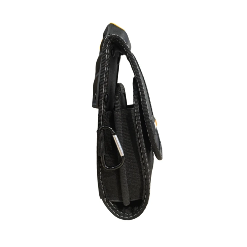 TOOLSTACK Phone Pouch 2-Pockets Durable Quick-Hang Waist Bag Cellphone Special Storage Tool Bag 18.5*9.5*5CM