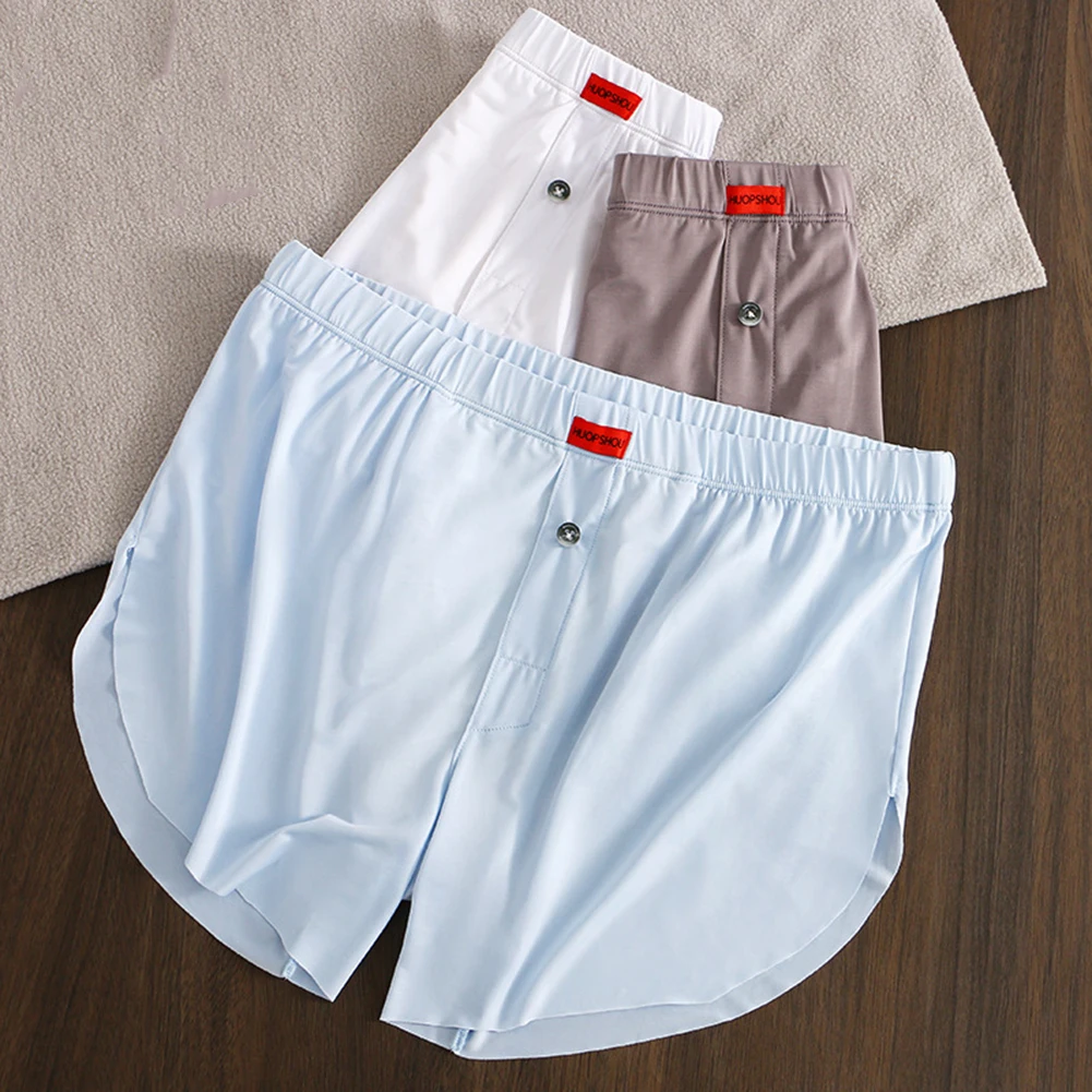 Slip da uomo Intimo da uomo Mutande sexy morbide e solide Boxer Slip Pantaloncini da casa traspiranti Intimo intimo confortevole
