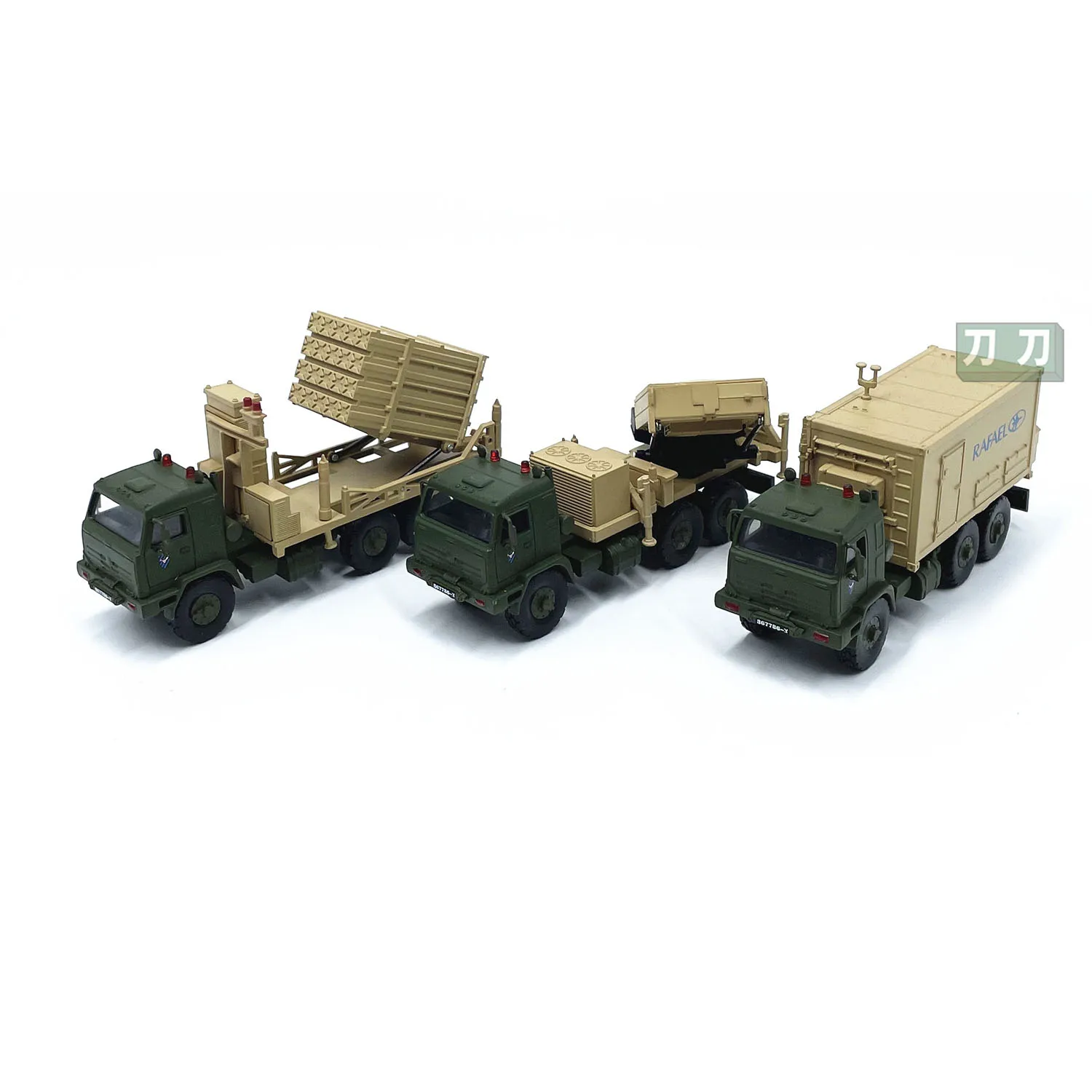 Diecast 1:72 Scale Iron Dome Defense System Missile Transport Vehicle Alloy Finished Military Tank Model Simulation Decoration