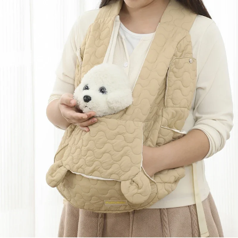 Winter Chest Pet Bag Extra Large Capacity Dog and Cat Bag Waterproof and Wind Resistant Portable Pet Bag backpack carrier 애견가방