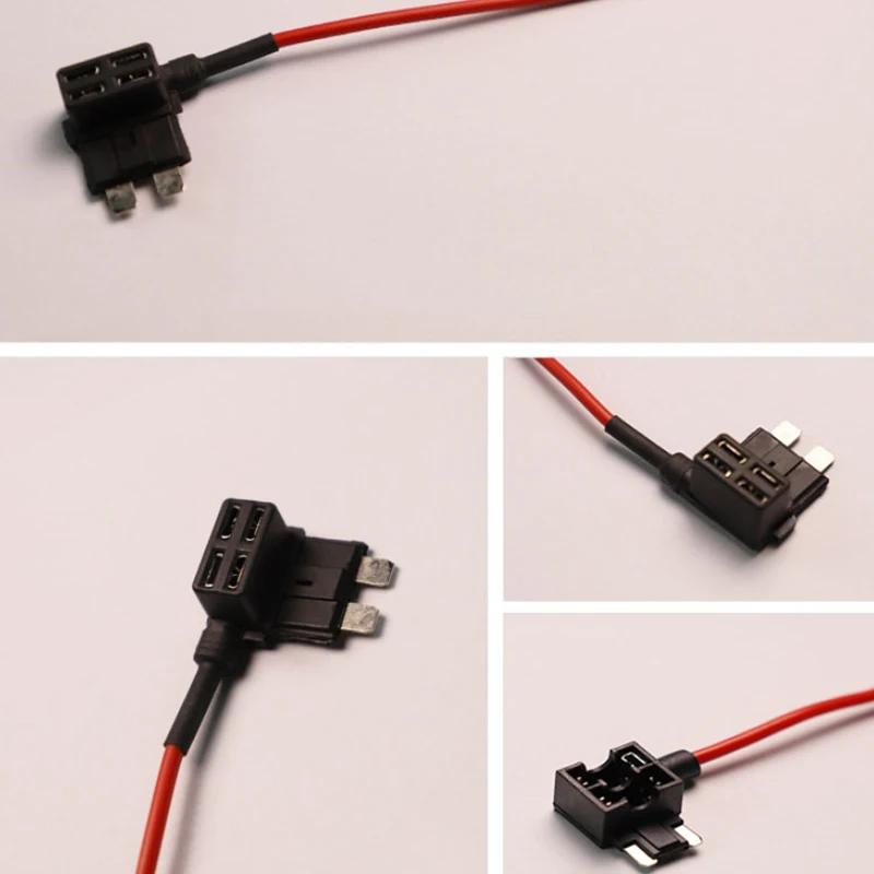 New Add-a-Circuit Adapter  Mini Micro 12V Car Fuse Box Holder Auto Motri Insurance ATM Adapter