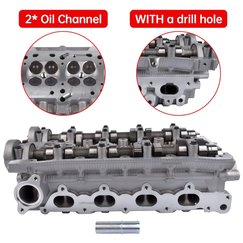 쉐보레 아베오 LS LT 베이스 4도어 1.6L DOHC 2004-2007 실버용 완전한 실린더 헤드 96446922 96378691 96896009