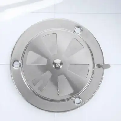 

Round Stainless Steel Oven Air Vent Cap Adjustable Flow Control Cover for Rv Yacht Exhaust Ventilation Replacement Accessory