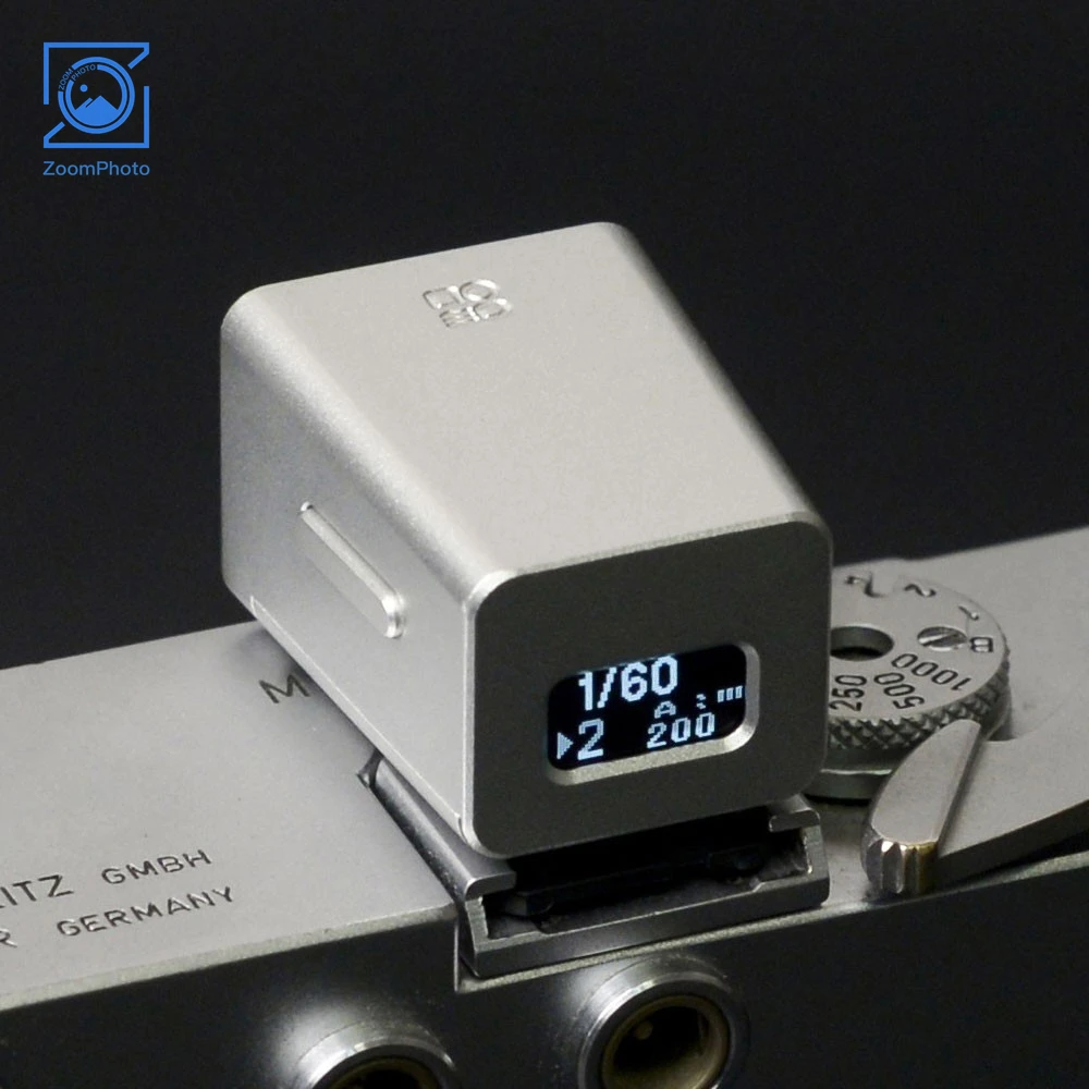 DOOMO Finger Meter Aluminum Alloy Camera Light Meter Reflective Metering with Back Screen/Top Screen
