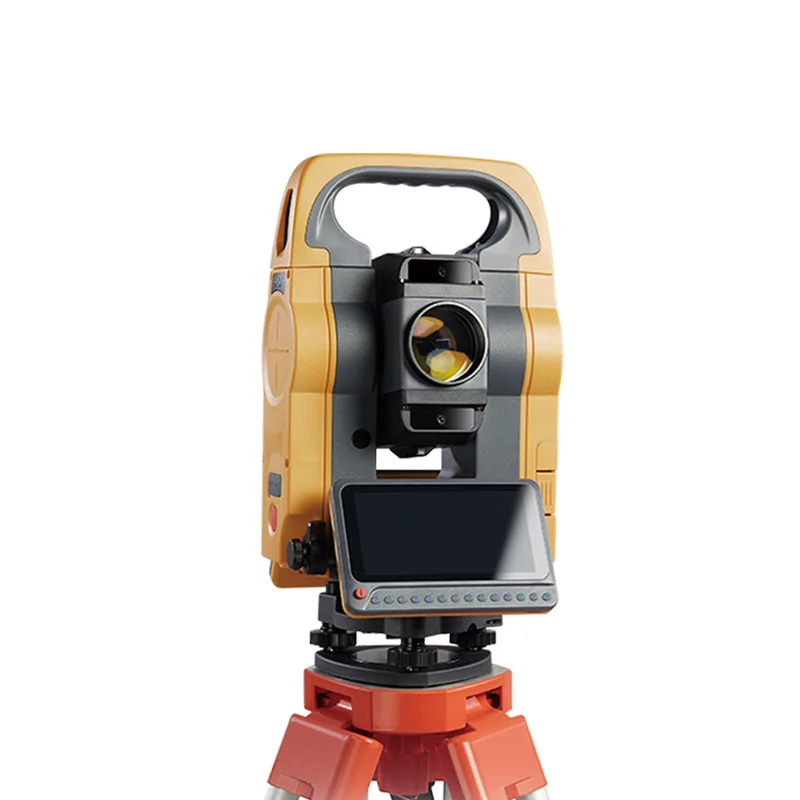 Construction survey of image-aided lofting CAD drawings with ZTS-720 Android touch screen total station in Zhonghaida.