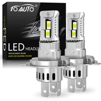TOAUTO H4 LED Light 100W 20000LM 9005 9006 H11 H7 LED Headlight Canbus 36 CSP Car High Close Lamps Auto With Fan Turbo Lights