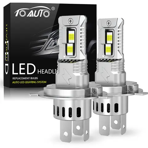 TOAUTO H4 LED Light 100W 20000LM 9005 9006 H11 H7 LED Headlight Canbus 36 CSP Car High Close Lamps Auto With Fan Turbo Lights