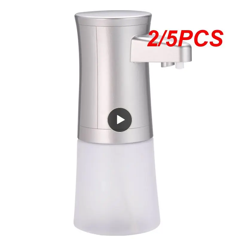 2/5PCS Automatic Sensor Soap Dispenser Abs Sleep Mode Infrared Sensing It Lathers Easily Applicable Liquids