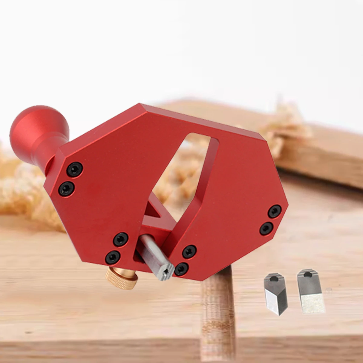 Woodworking Planer Hand Planer Hand Push Planer Woodworking Router Plane Handheld Router Plane Trimming Carpenter With 2 Blade