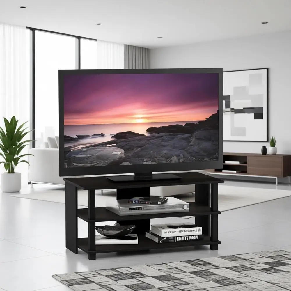 

3-уровневая подставка для телевизоров с диагональю до 40 дюймов, черная