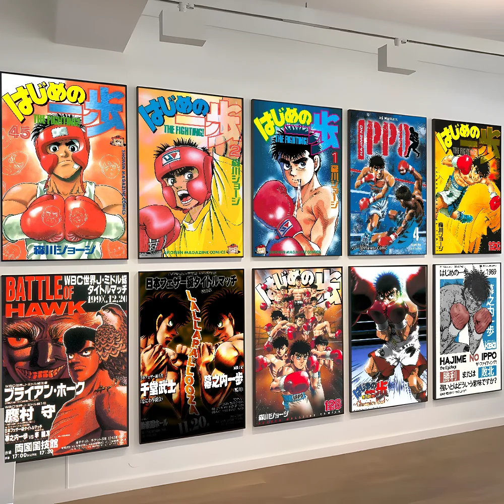 

Hajime no Ippo Japan Cartoon Anime DIY Sticky Poster Fancy Wall Sticker for Living Room Bar Decoration Wall Decor