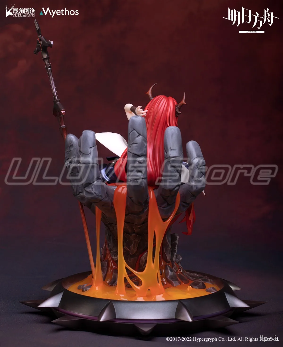 Em estoque original myethos arknights surtr figuras de animação modelo presentes brinquedos