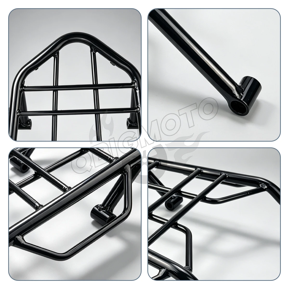 CRF300L 2025 Rear Detachables Backrest For HONDA CRF 300L Rally 2024-2021 Luggage Rack Cargo Holder Bracket Cargo Tail Rack