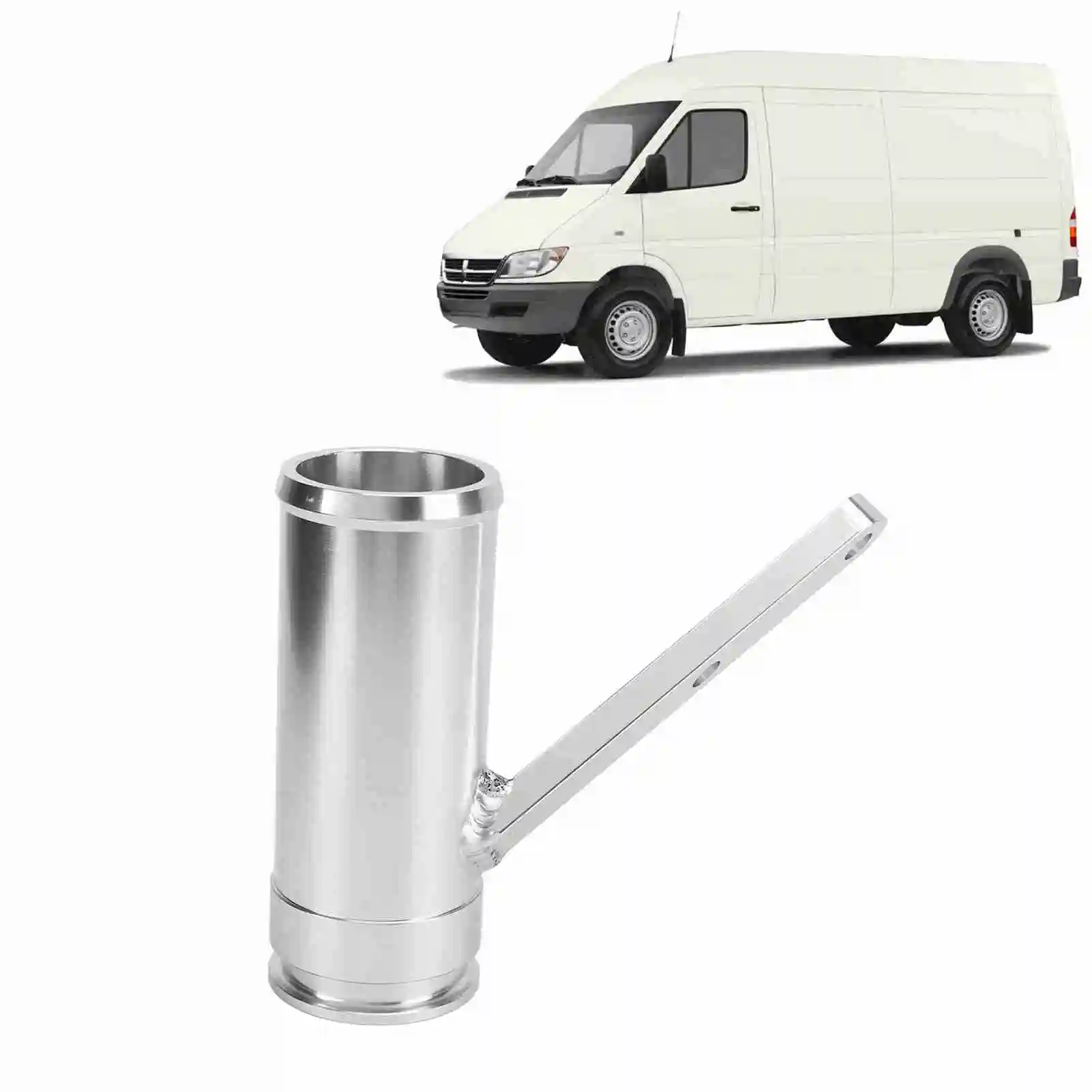 Turbo Resonator Eliminator 2148685520 Aluminum Upgrade with Clamp Replacement for Dodge Sprinter 2500 2004‑2006