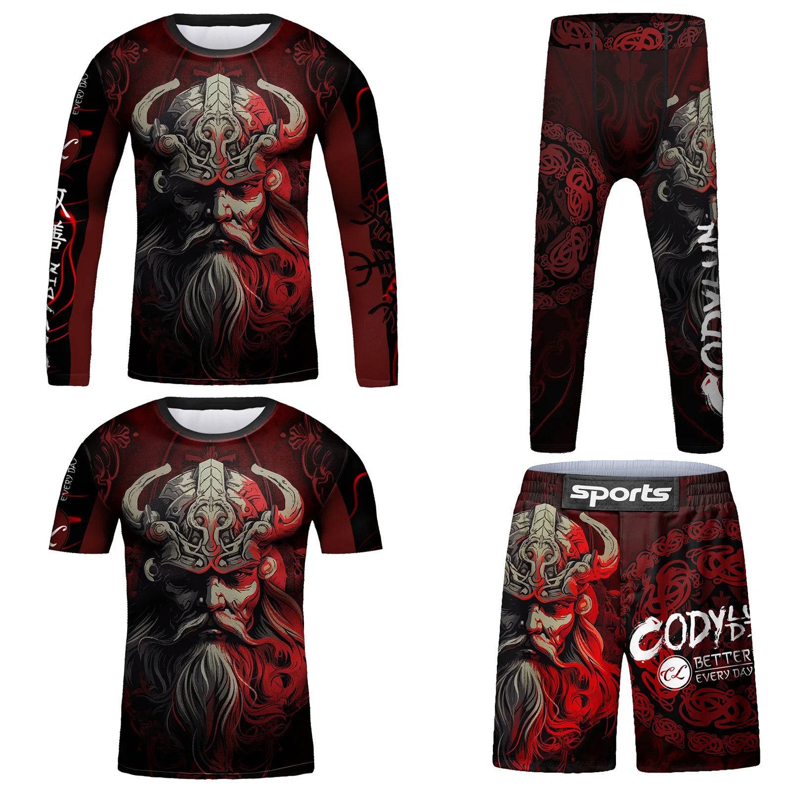 

Kids Gym Clothing Tracksuit MMA BJJ Jiu Jitsu Rashguard Quick Dry Boy Children Boxing Sport Suit Running Set Training Sportswear