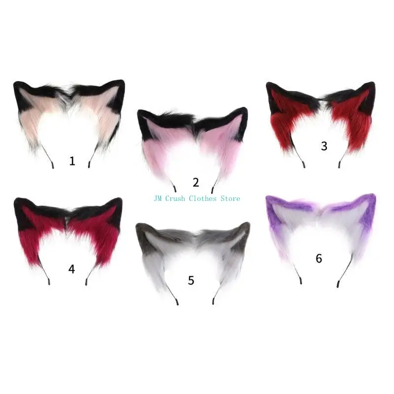 K1Me Anime Cosplay Props Bestia CATTO CHOOP Furry Hair Styling per Halloween Halween Furry Kitten Animal Carnivals