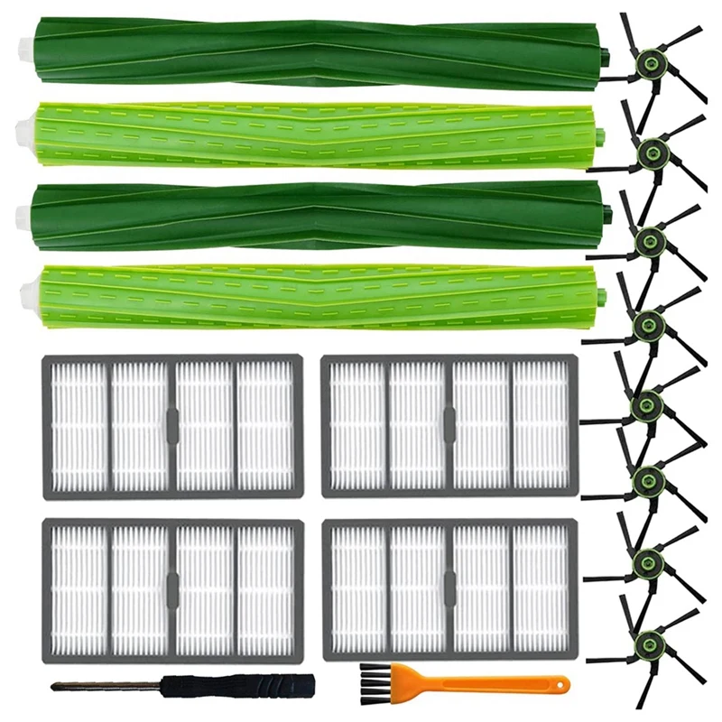 Irobot Roomba S9 (9150) S9+ S9 Plus (9550), Elektrikli Süpürge Aksesuarları Kiti için Yedek Parçalar Rulo Fırça Seti