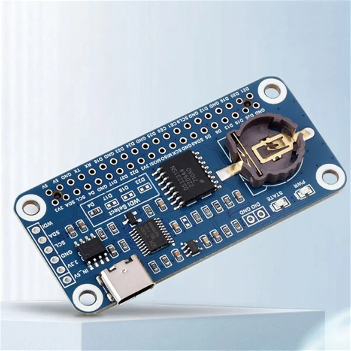 2026 جديد + لـ RTC WatchDog HAT(B) لوح تمديد ساعة الوقت الحقيقي على متن DS3231SN RTC رقاقة للنانو #3