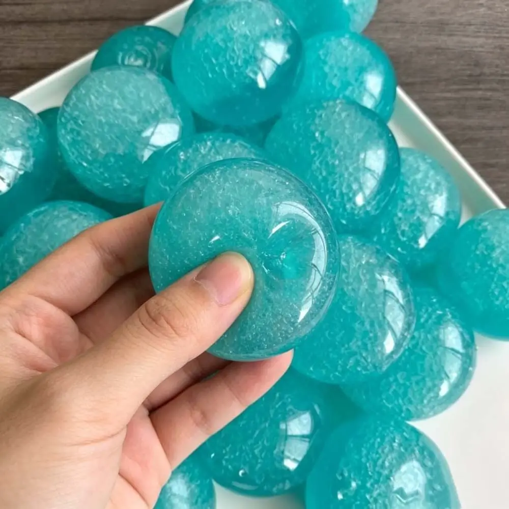 Simulation Slushy Squishy Slow Rebound Realistic Fruit Handmade Orange Ball Kawaii Pure Manual Sensory Fidget Ball