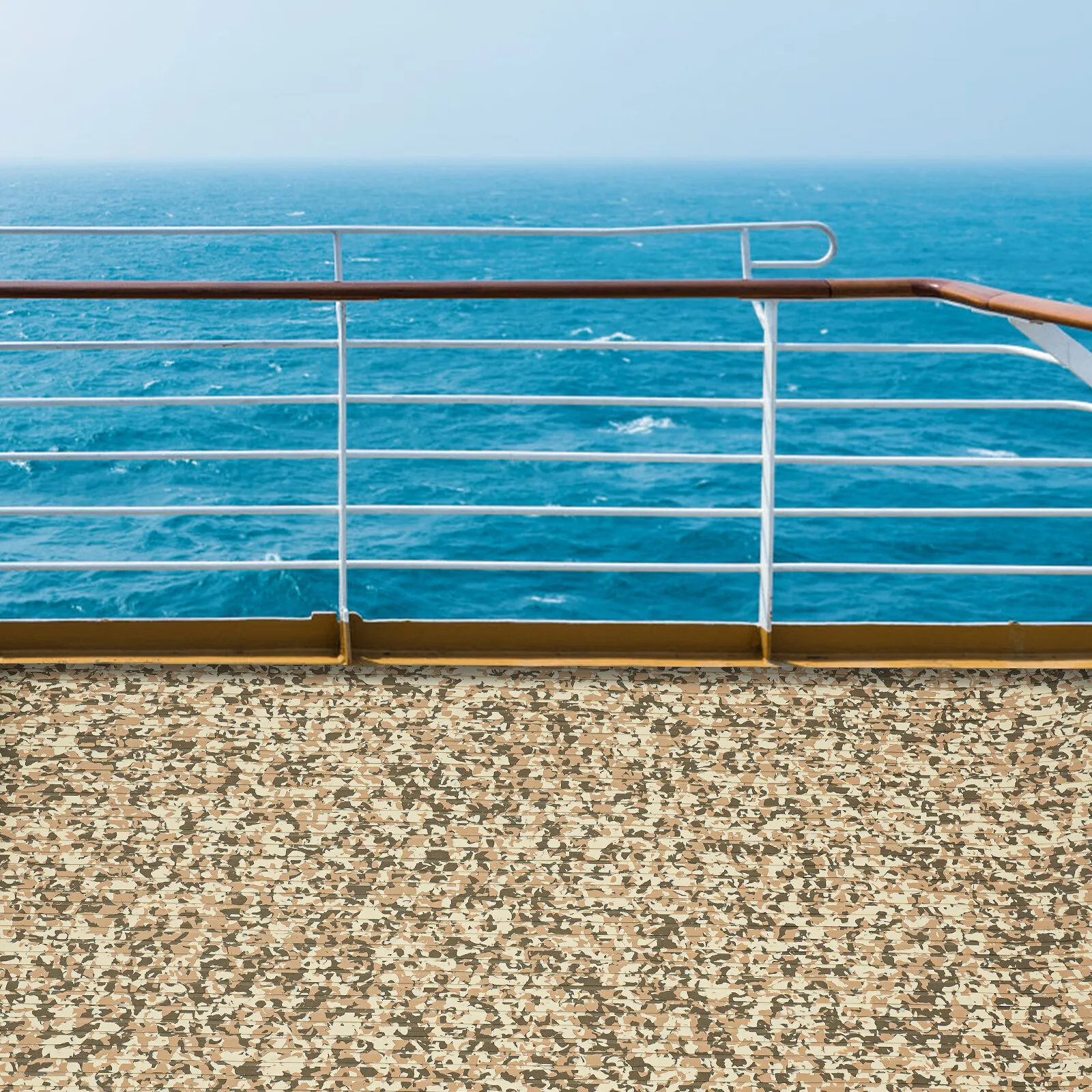 Extra Large 94x35 Inch Boat Deck Mat, Non-Slip EVA Flooring Sheet with Self-Adhesive Backing, Waterproof Non-slip Marine Carpet