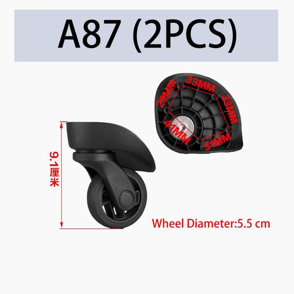 Geschikt Voor Hongsheng A87 Stille Wiel Universele Wiel Reiskoffer Reparatie Reisaccessoires Wielen Vlot Besparen Inspanning