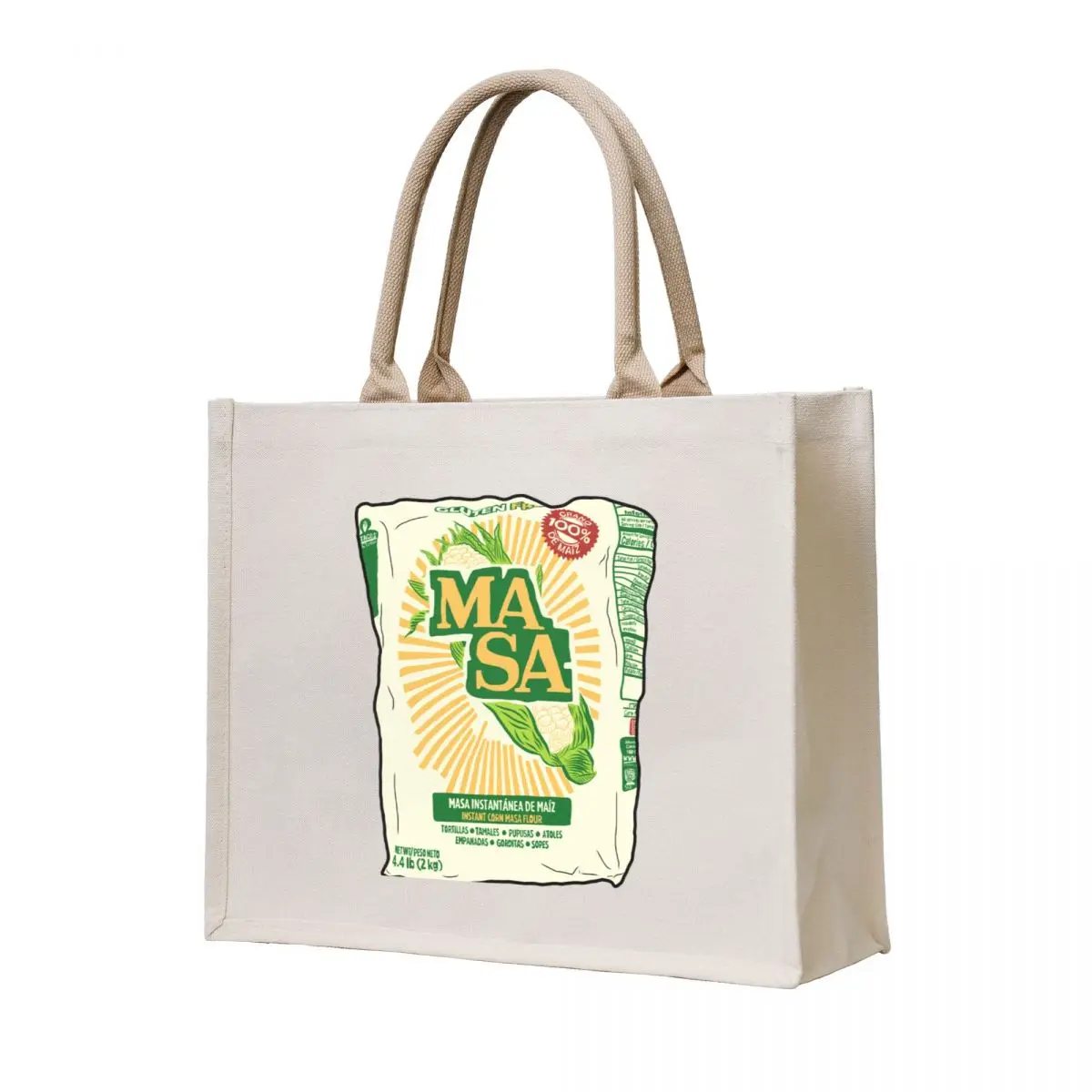 

Masa Harina Tortilla Bag Tote Bag Shopper Customizable tote bag bags woman 2025 personalized tote