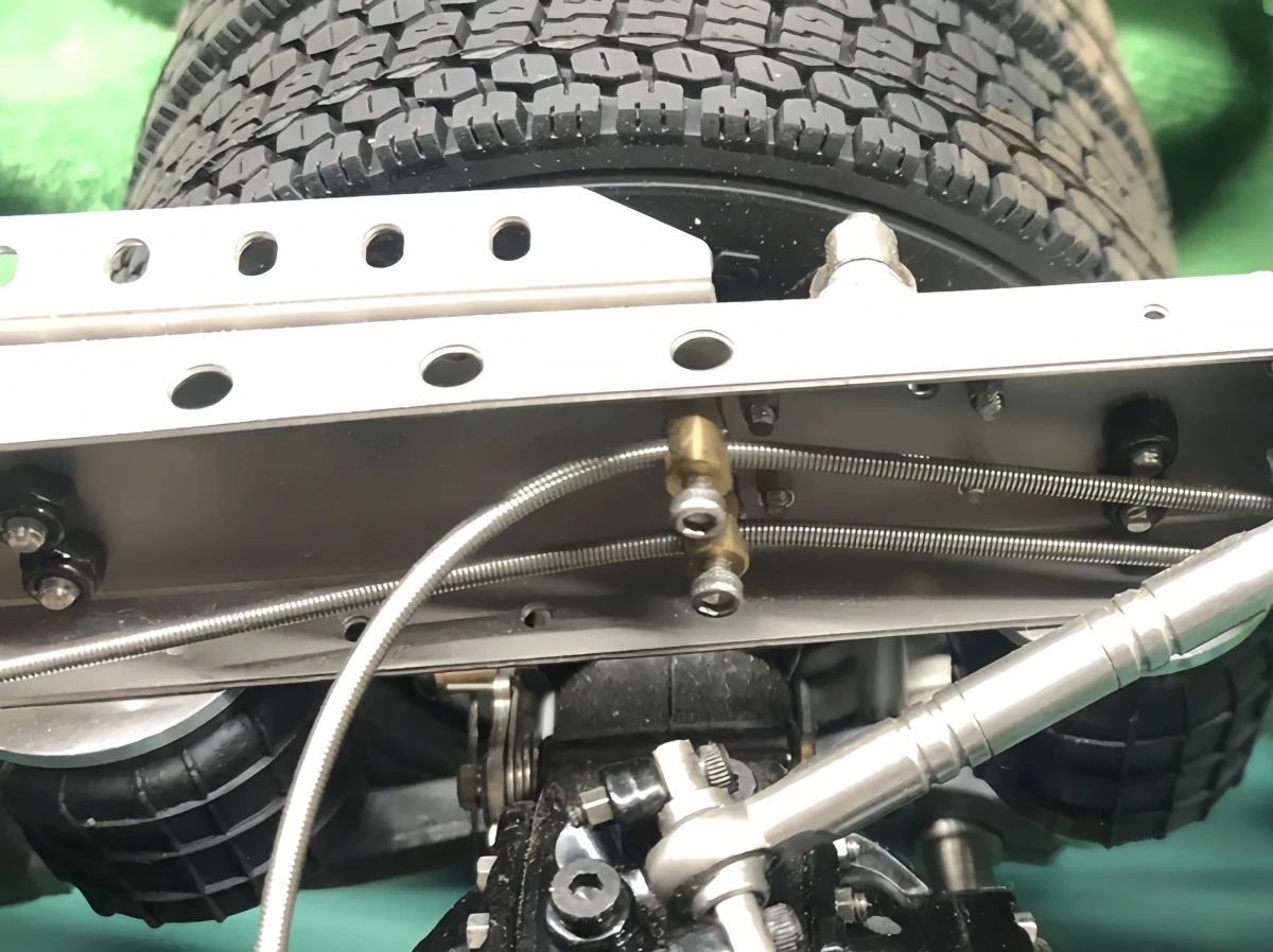 Scaleclub Model 1/14 Tamiya RC Truck Diff Lock Cable Stainless Steel Spring Pull Wire Set