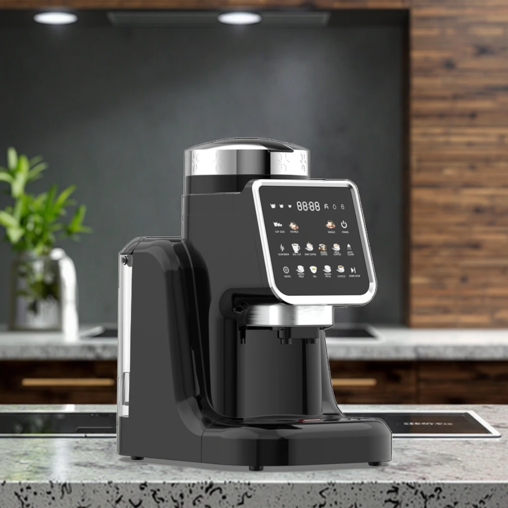 Multifunctional Coffee Machine Automatic Electric Coffee Machine Programmable Temperature Control 4-Cup Capacity