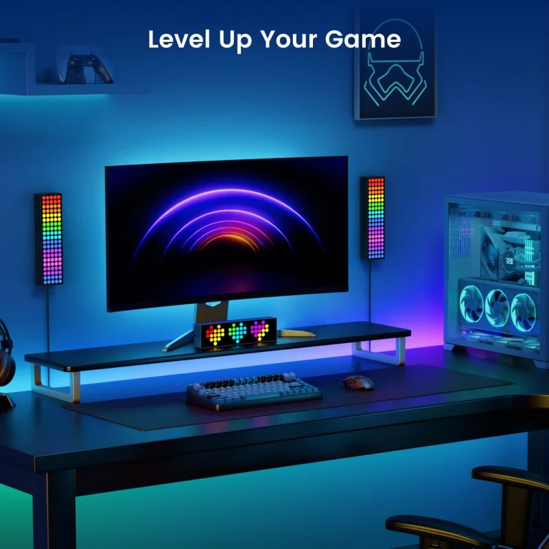 YEELIGHT Cube مصباح ذكي لايت ضوء ديناميكي RGB واي فاي اتصال بلوتوث 16 مليون لون مزامنة الموسيقى APP التحكم الذكي