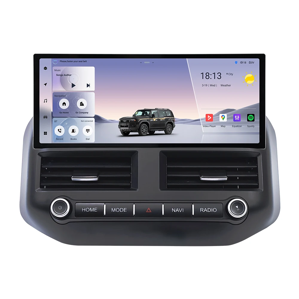 MS 12.3 Inch Slim Car Radio Navigation Car Headunit Newest System For Mitsubishi Pajero V73 2004-2011 GPS 4G Sim