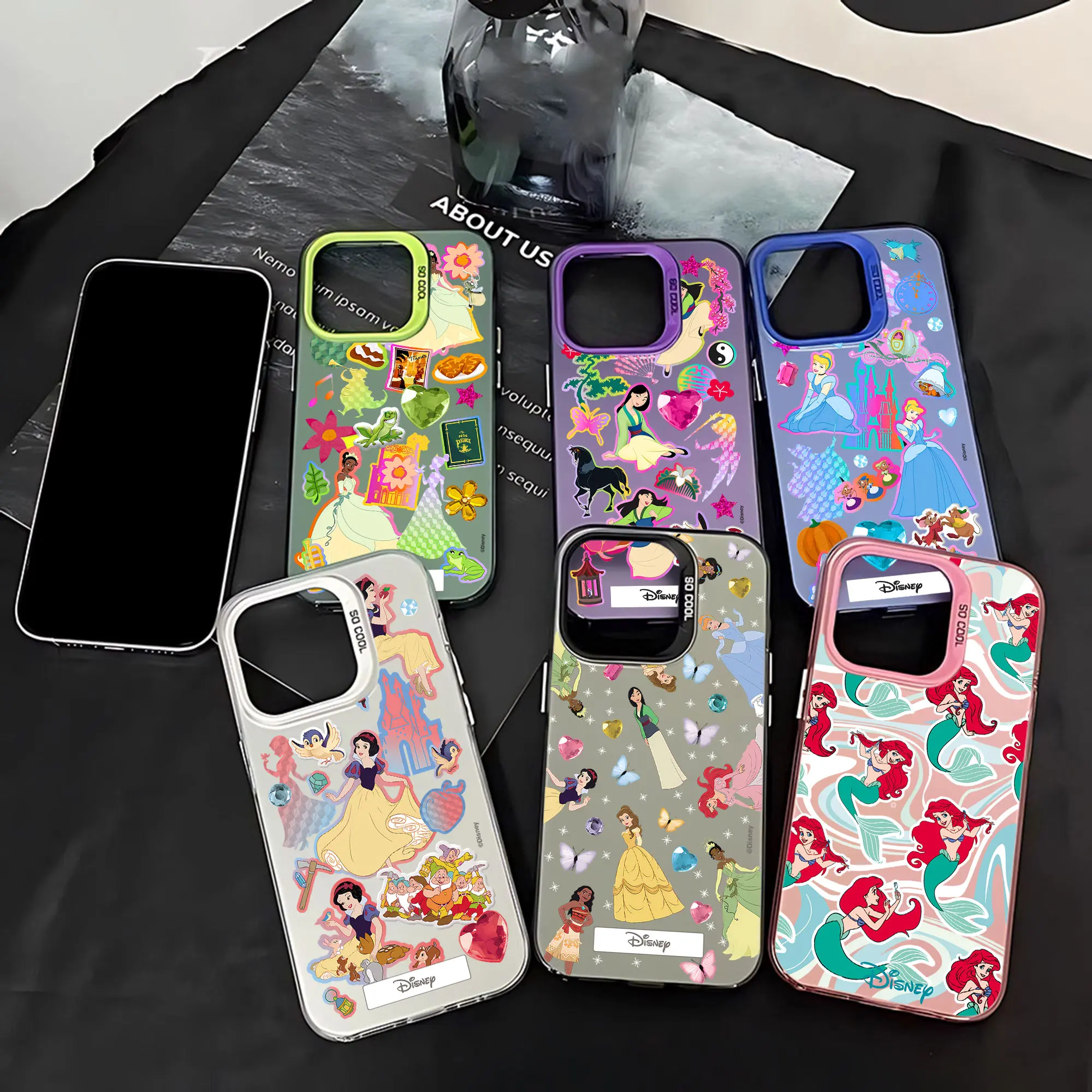 Disneys Princess Case for Samsung A73 A72 A55 A54 A53 A35 A34 A33 A32 A30 A24 A23 A22 A14 A05 4G 5G Matte Shockproof Cover