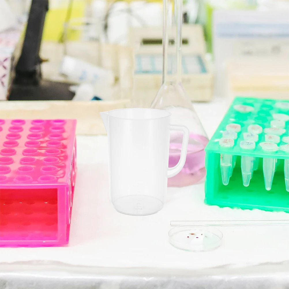 

2pcs 3000Ml Oil Measuring Pitcher Replacement For Transmission Engine Fluids Multi-Functional Graduated Handle Spout Cup For