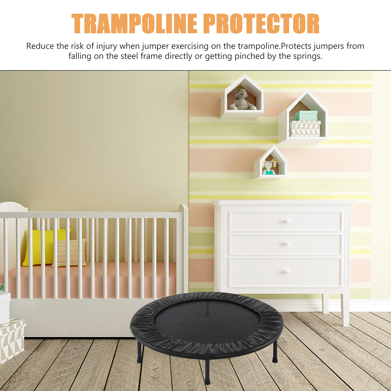 

's Trampoline Protective Cover Protector for Replacement Pads Mat Parts Coat