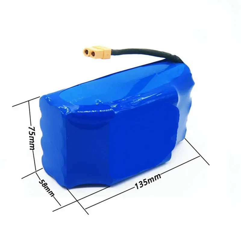 36V Rechargeable Lithium Battery Pack,Hoverboard Battery 4.4 Ah Balance Car Batteries, for Hoverboards with 72 W or Less XT60
