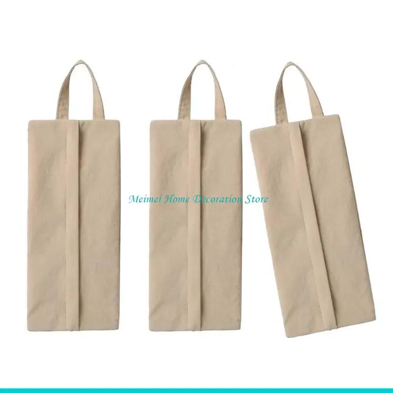 H7BF Portable Underwear Socks Storage Bag with Carry Handle Breathable Designs for Travel and Home Organization