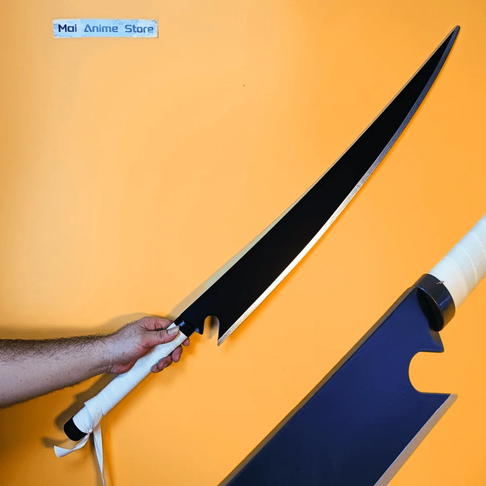 40inch Kurosaki Ichigo Katana Bleach Anime Sword Cosplay Prop Ninja Knife Real Japanese Katana Original Samurai Sabre Toy Gift