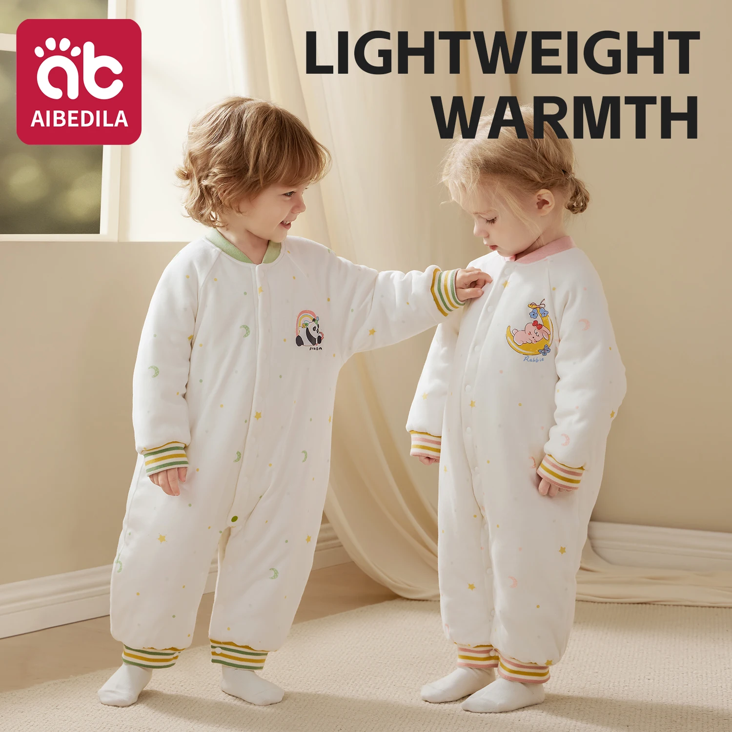 

AIBEDILA Baby Sleeping Bag Thick Warmth Newborn Sleeping Bag Kids Anti-Kick Prevent Cold Baby Blanket Children's Pajamas 0-4T