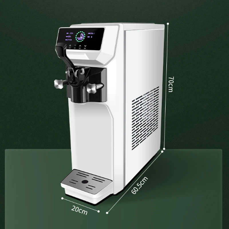 Soft Ice Cream Machine Commercial Small Desktop Milk Tea Shop Coffee 220v/110v By Air
