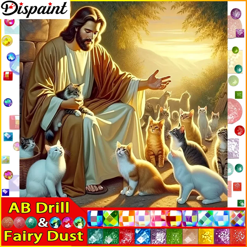 Dispaint Fairy Dust AB 5D Diy Diamond Painting Cross Stitch 