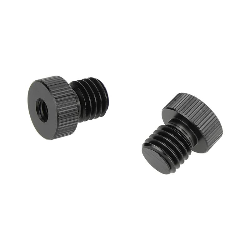 CAMVATE 15มม.ปลั๊ก M12ชาย1/4 "อะแดปเตอร์สกรู2ชิ้นสำหรับแกน15มม.M12ด้ายภายใน