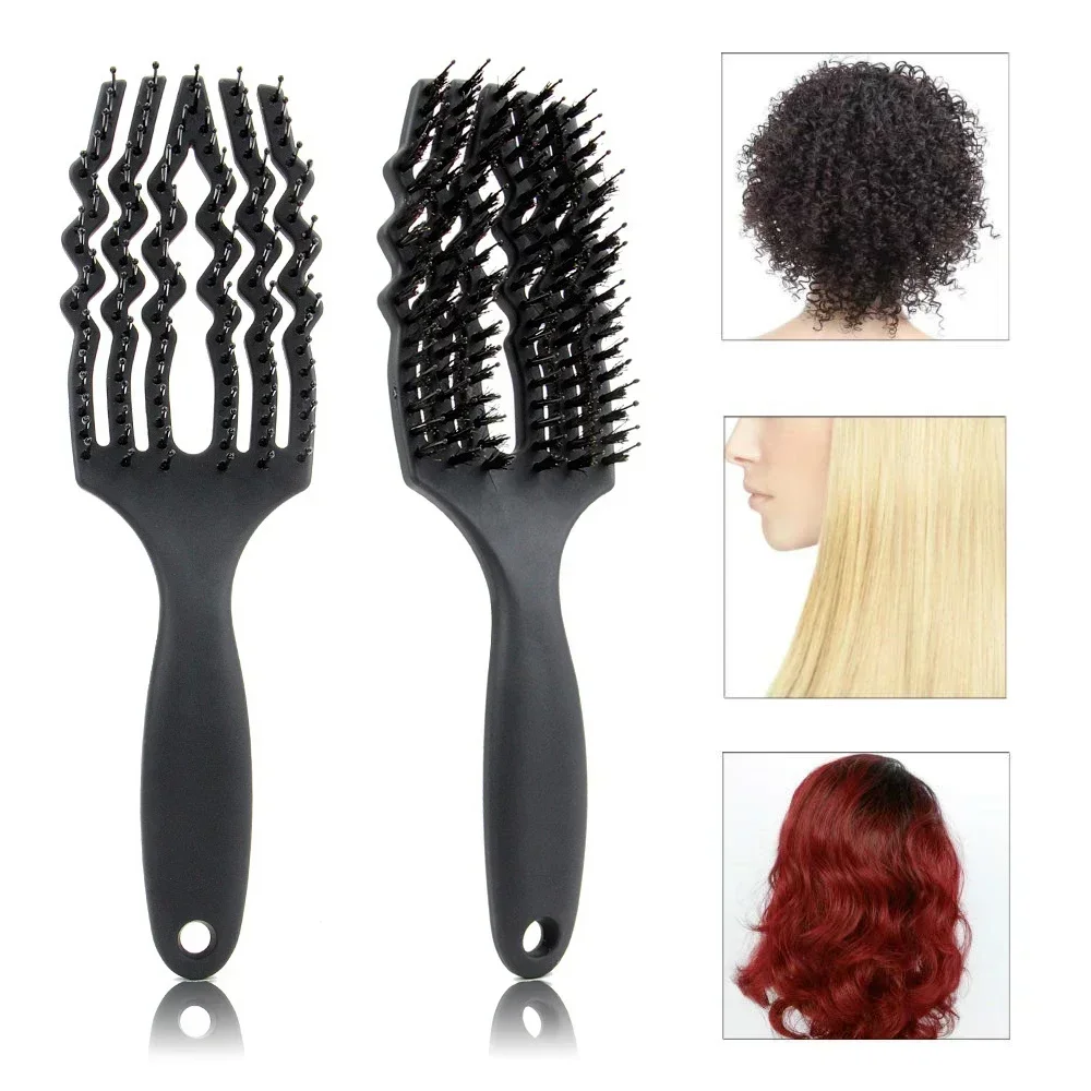 

Hair Brush Hair Comb Detangling Hair Brush Detangle Lice Massage Comb Women Tangle Hairdressing Salon HairBrush Barber